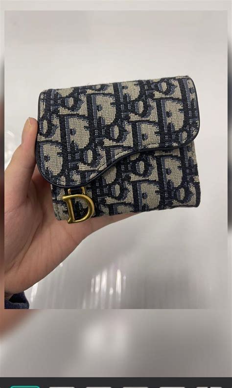 dior saddle geldbeutel